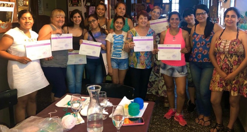 FINALIZÓ EL TALLER DE CROCHET “MUJERES CONTRA LA CRISIS