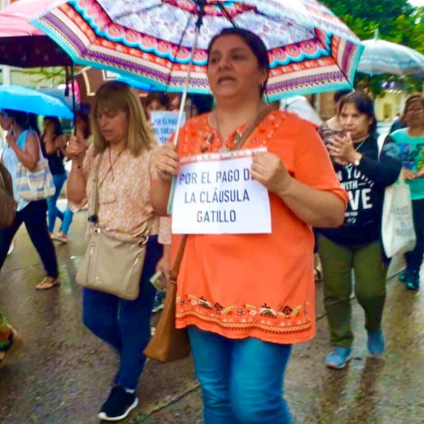 LOS DOCENTES AUTOCONVOCADOS MARCHAN ESTA TARDE EN MONTEROS