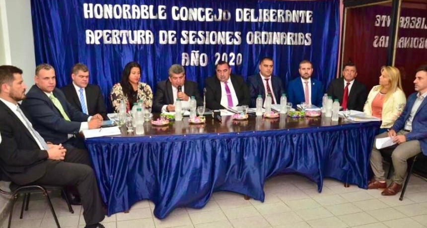 SE ABRIÓ EL PERIODO DE SESIÓN ORDINARIA EN EL CONCEJO DELIBERANTE DE MONTEROS