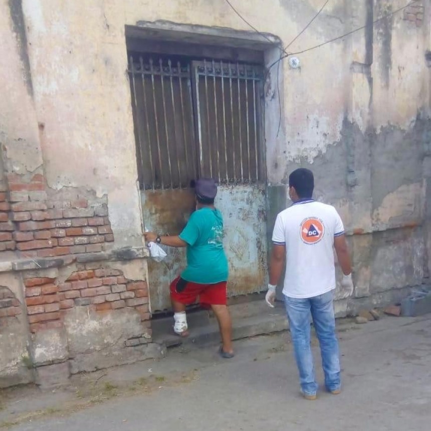 ASISTIERON A DARIO “EL ZORRO” GUERRA EN LAS CALLES DE MONTEROS.