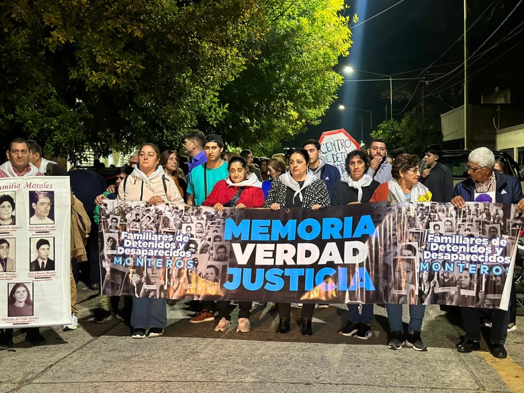 MEMORIA, VERDAD Y JUSTICIA. VIGILIA Y MARCHA EN MONTEROS