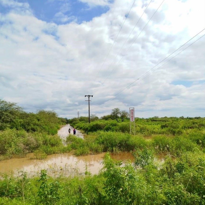 ALARMANTE SITUACI&Oacute;N, AL OTRO LADO DEL CORTE EN RUTA 157