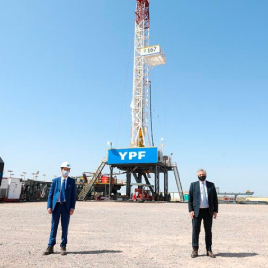  El Presidente visita Vaca Muerta para lanzar obras del gasoducto Néstor Kirchner 