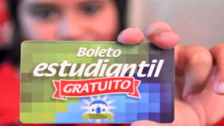 SE EST&Aacute; ENTREGANDO EL BOLETO ESTUDIANTIL EN MONTEROS