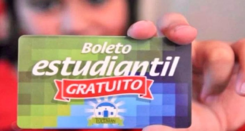 SE EST&Aacute; ENTREGANDO EL BOLETO ESTUDIANTIL EN MONTEROS