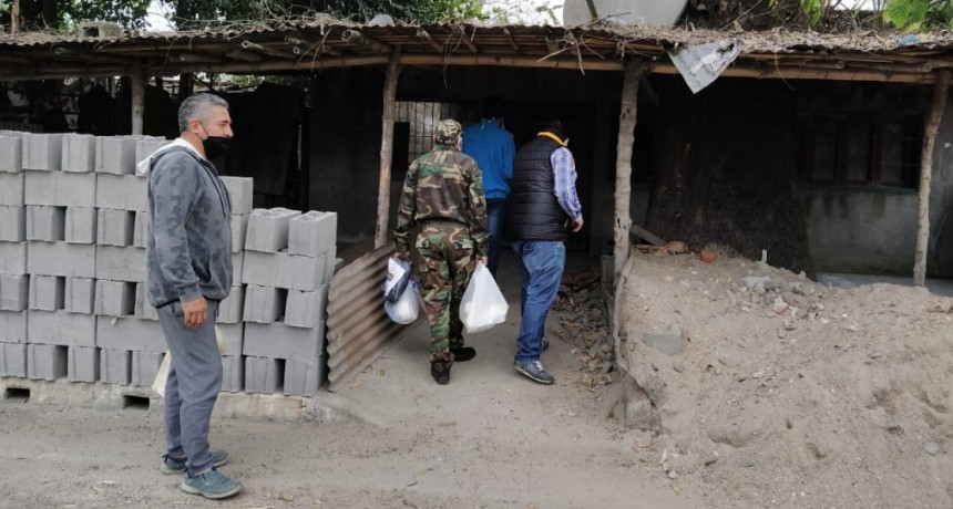 EL BARRIO EUCALIPTOS RECIBIÓ LAS DONACIONES DE LA CAMPAÑA “PROYECTO SOLIDARIO DE INSTITUCIONES”