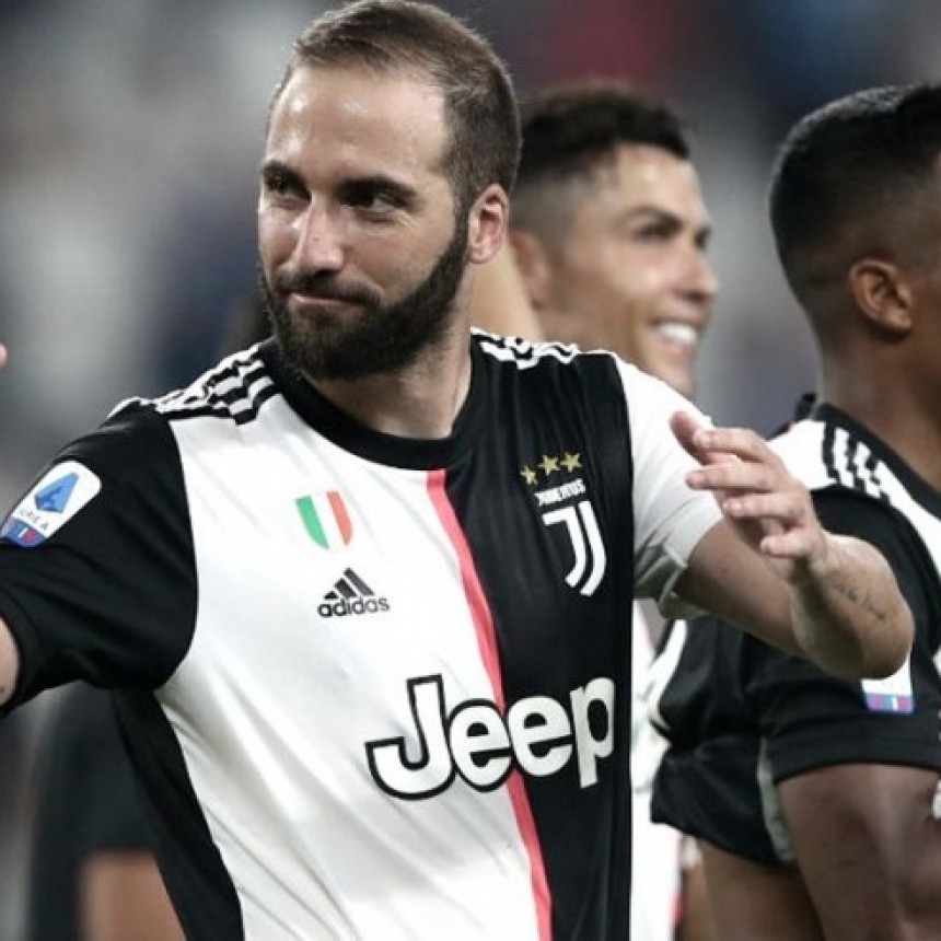 Juventus, sin Dybala pero con Higuaín, visita a Milan en el inicio de la fecha en Italia