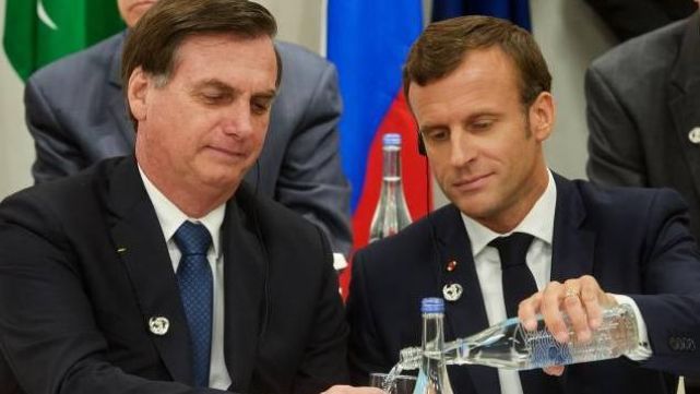 Macron habló del Amazonas y Bolsonaro lo tildó de 