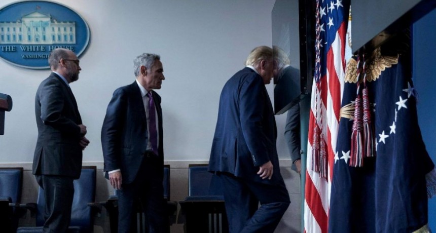 Un tiroteo cerca de la Casa Blanca interrumpió la conferencia de prensa de Trump