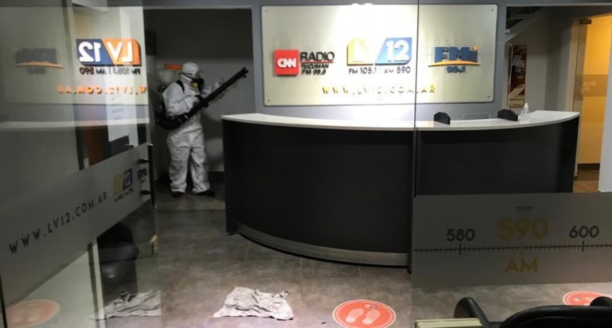 LV12 RETOMA ACTIVIDADES PARCIALES  LUEGO DE FUMIGACIONES Y DESINFECCIONES 