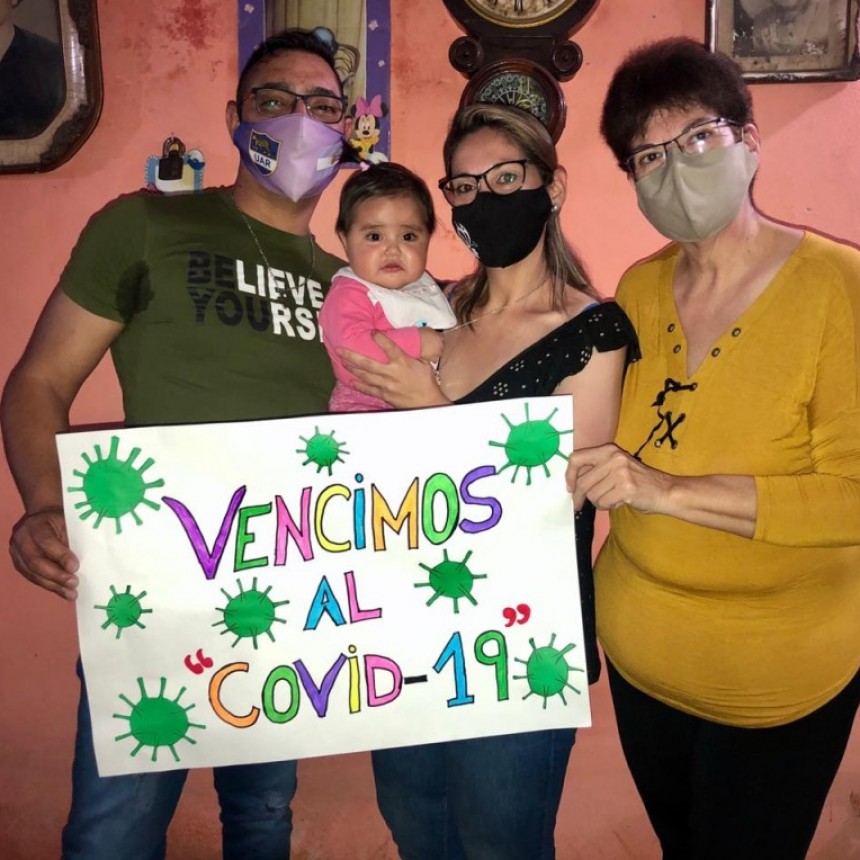 UNA FAMILIA DE TRABAJADORES DE LA SALUD VENCIO AL COVID-19 EN MONTEROS