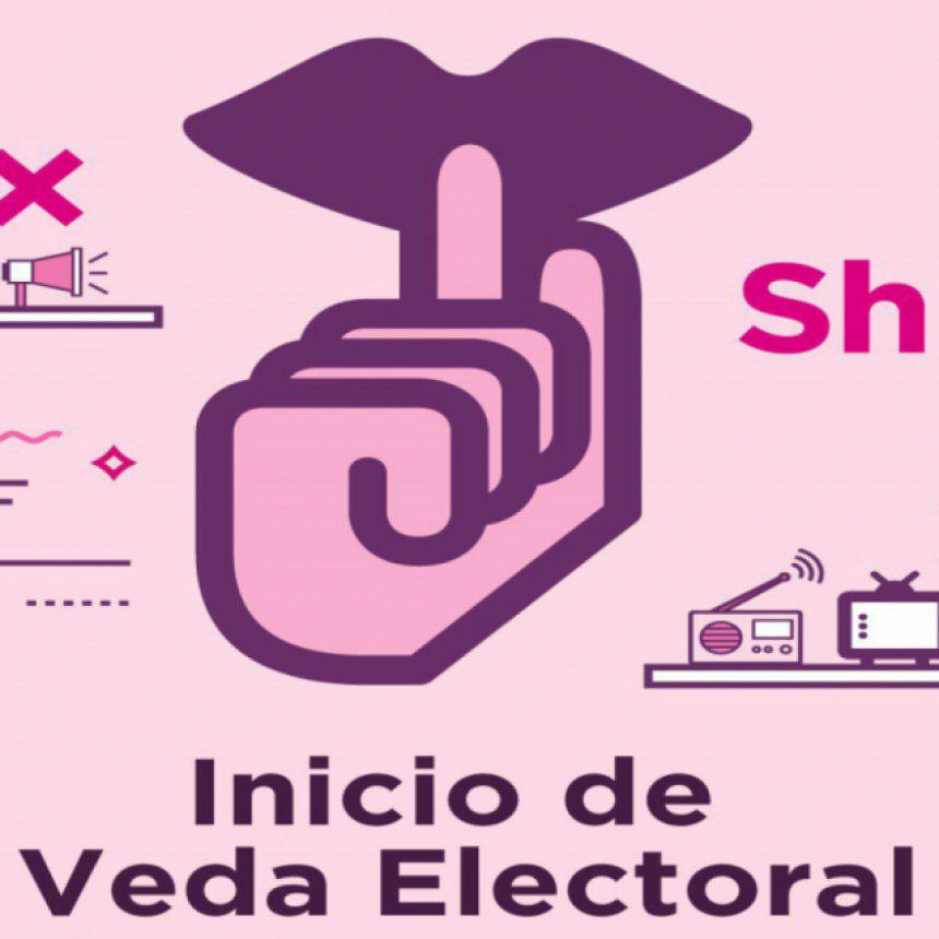 Comenzó la veda electoral