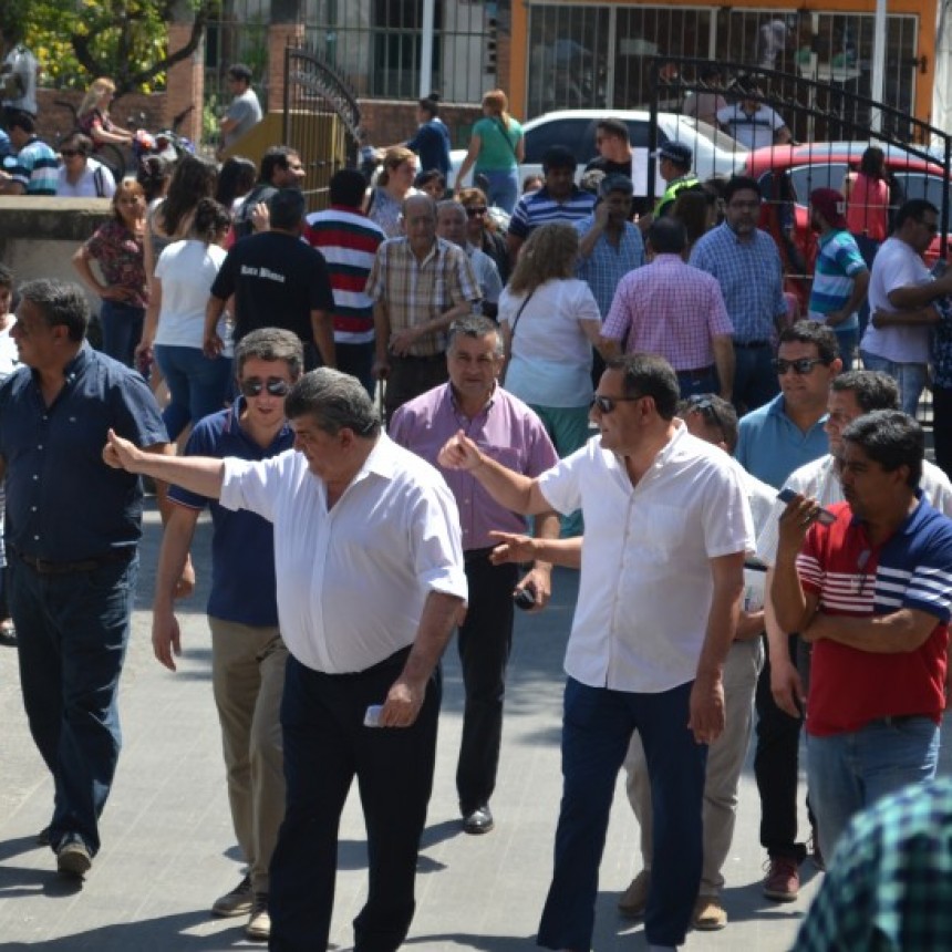 Regino Amado concurrió a emitir su voto