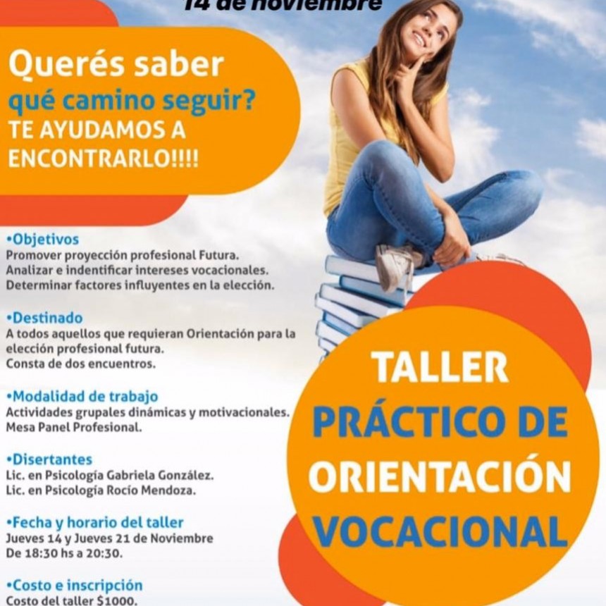 Taller páctico de orientación vocacional