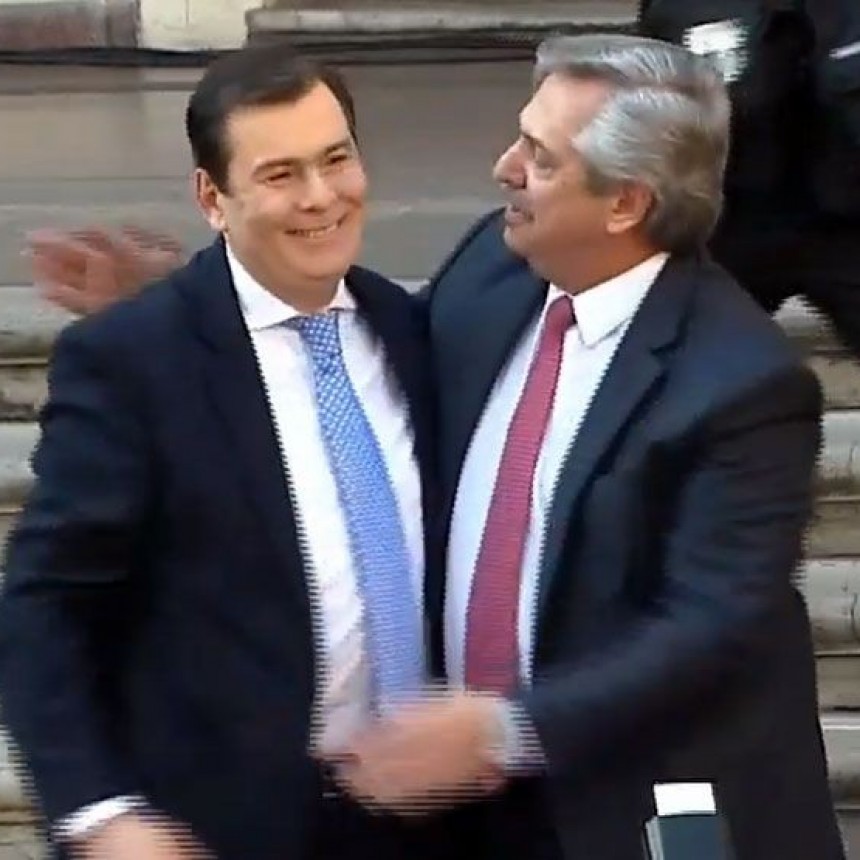 Tras participar de la asunción de Manzur, Fernández se mostró con Gerardo Zamora