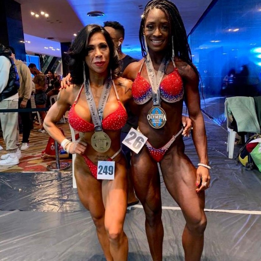 SABRINA GOMEZ SE TRAJO UNA MEDALLA DEL CAMPEONATO OLIMPIA, PARA MONTEROS