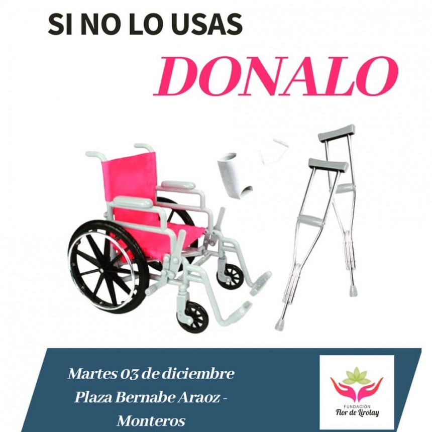 Un día para dar en Monteros: si no lo usas dónalo