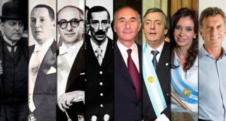 Las asunciones presidenciales desde el regreso de la democracia
