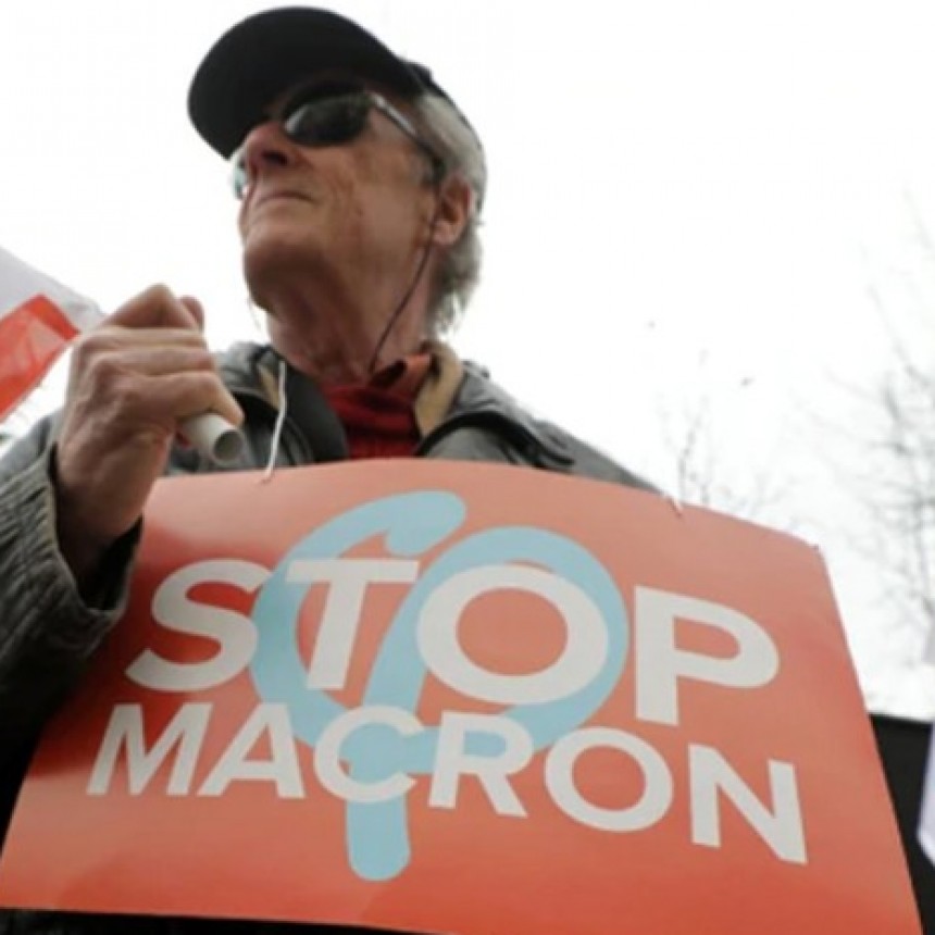 Quinto día consecutivo de huelga contra la reforma previsional de Macron