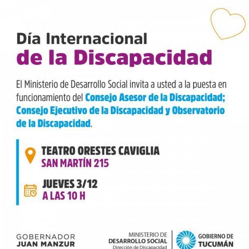 DÍA INTERNACIONAL DE LA DISCAPACIDAD